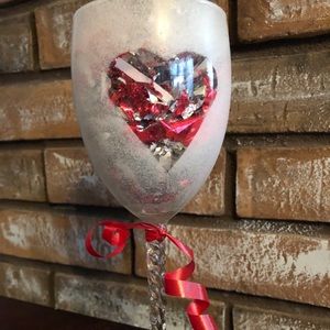 Handcrafted Valentine’s Glass Decor